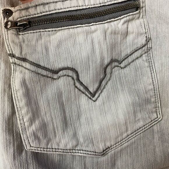 Inc International Concepts Berlin Slim Straight Gray distressed jeans 38X32 - Picture 7 of 8